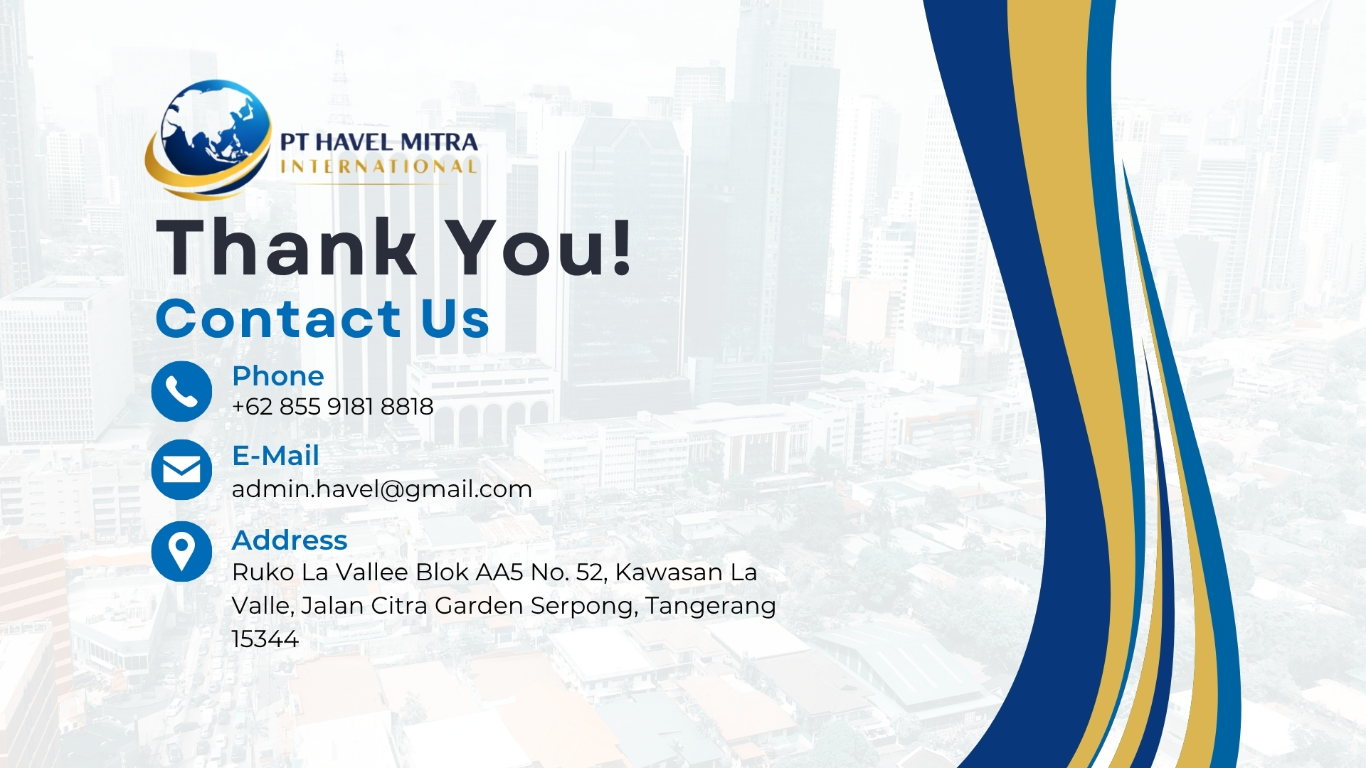 Contact PT Havel Mitra International